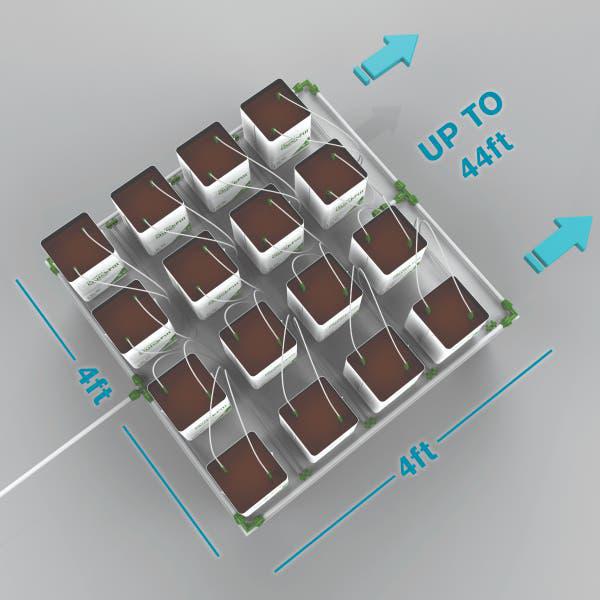 FloraFlex QuickFill Bundles - 4' x 4' - 9 Plants