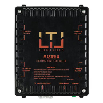 LTL Controls MASTER Lighting Relay Controllers w/o Timer (120V & 240V Universal Plug)