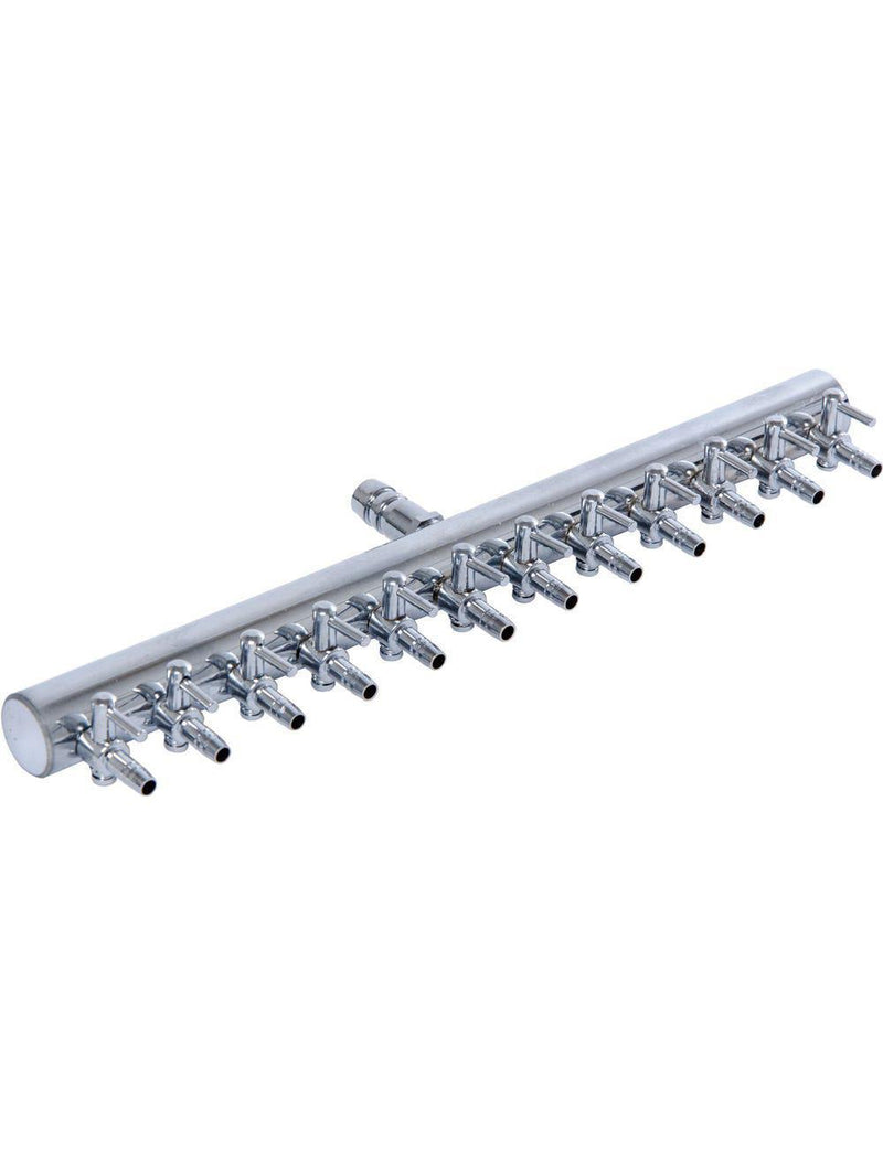 Active Aqua Air Manifold Chrome - 6 Outlet