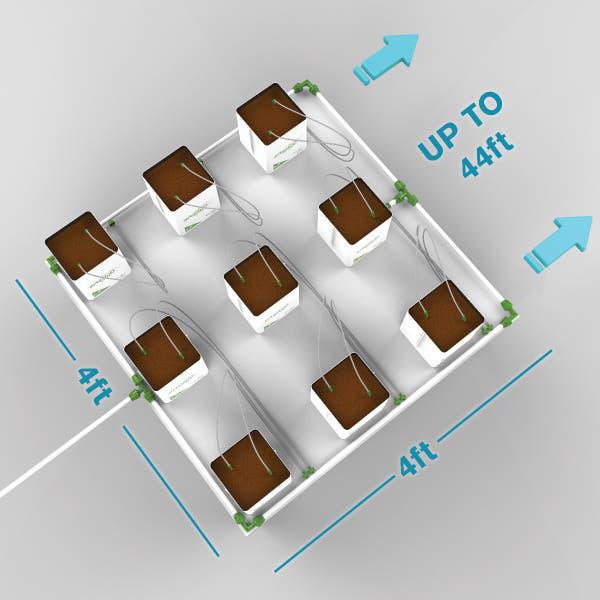 FloraFlex QuickFill Bundles - 4' x 4' - 9 Plants