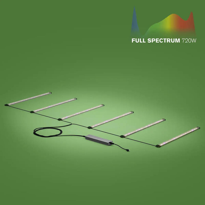 FloraFlex Full Spectrum Under Canopy Light Bars - 6 Bar - 720W - 120W/Bar