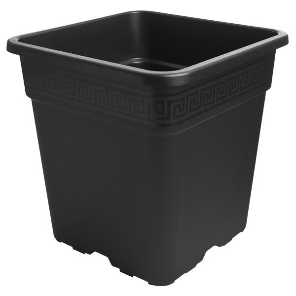 Gro Pro Black Square Pots - 1/2 Gallon