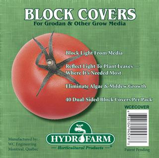 Rockwool Block Covers - 4" - Pack of 40