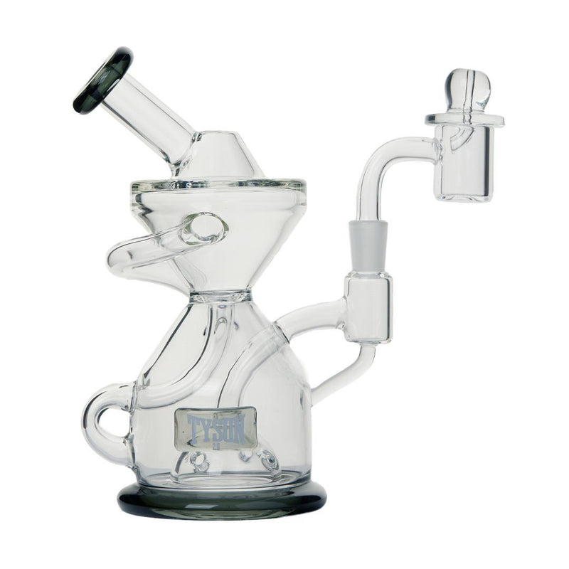 Tyson Knockout Dab Rig - Clear - Charcoal