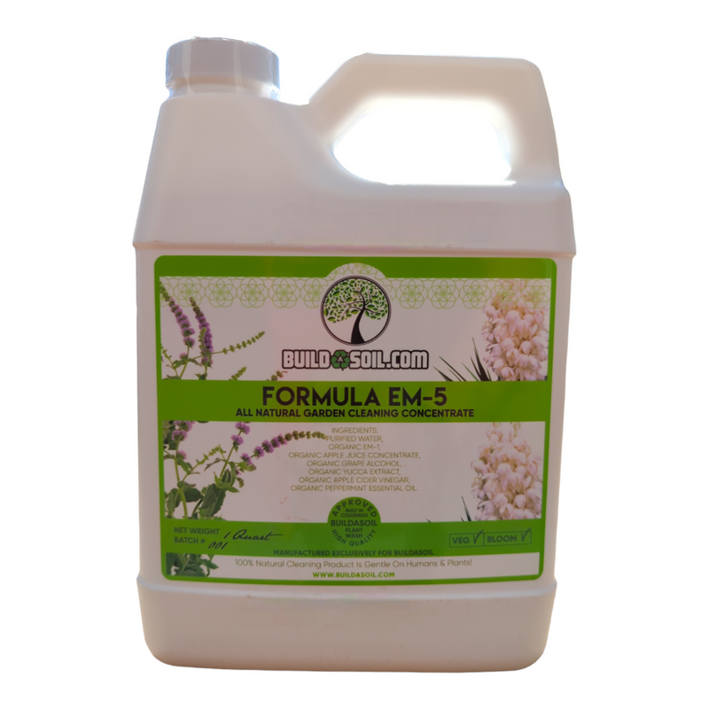 Formula EM-5 - All Natural Garden Cleaning Concentrate - Quart