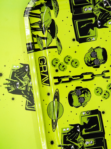 GRAV Metal Rolling Tray w/ Magnetic Lid