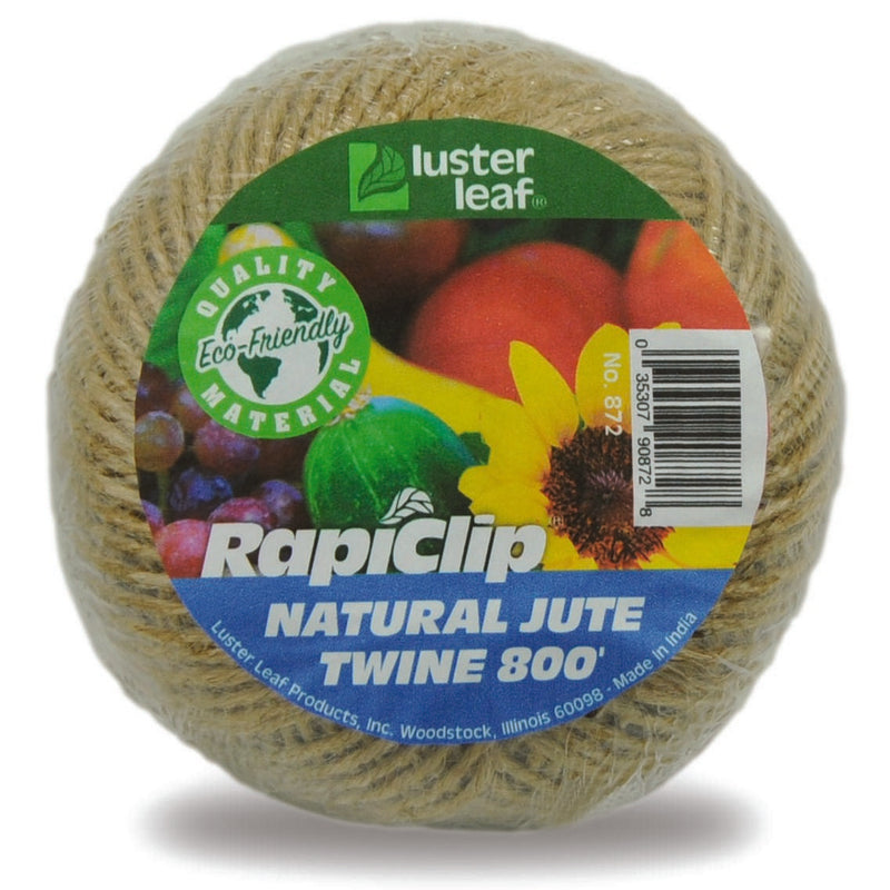 Luster Leaf Jute Twine - Natural - 800 ft