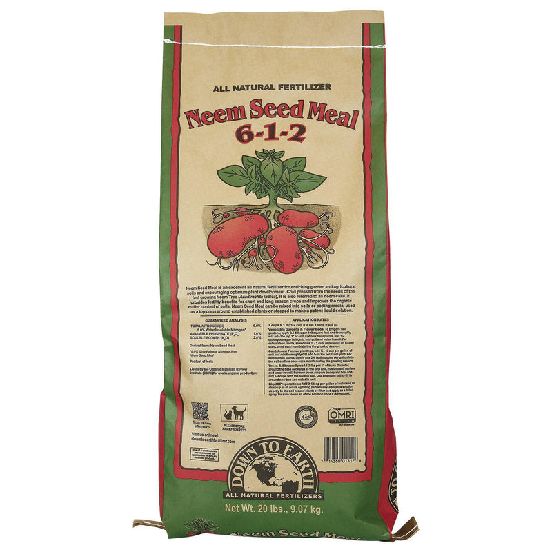 Down to Earth Neem Seed Meal - 5 lb