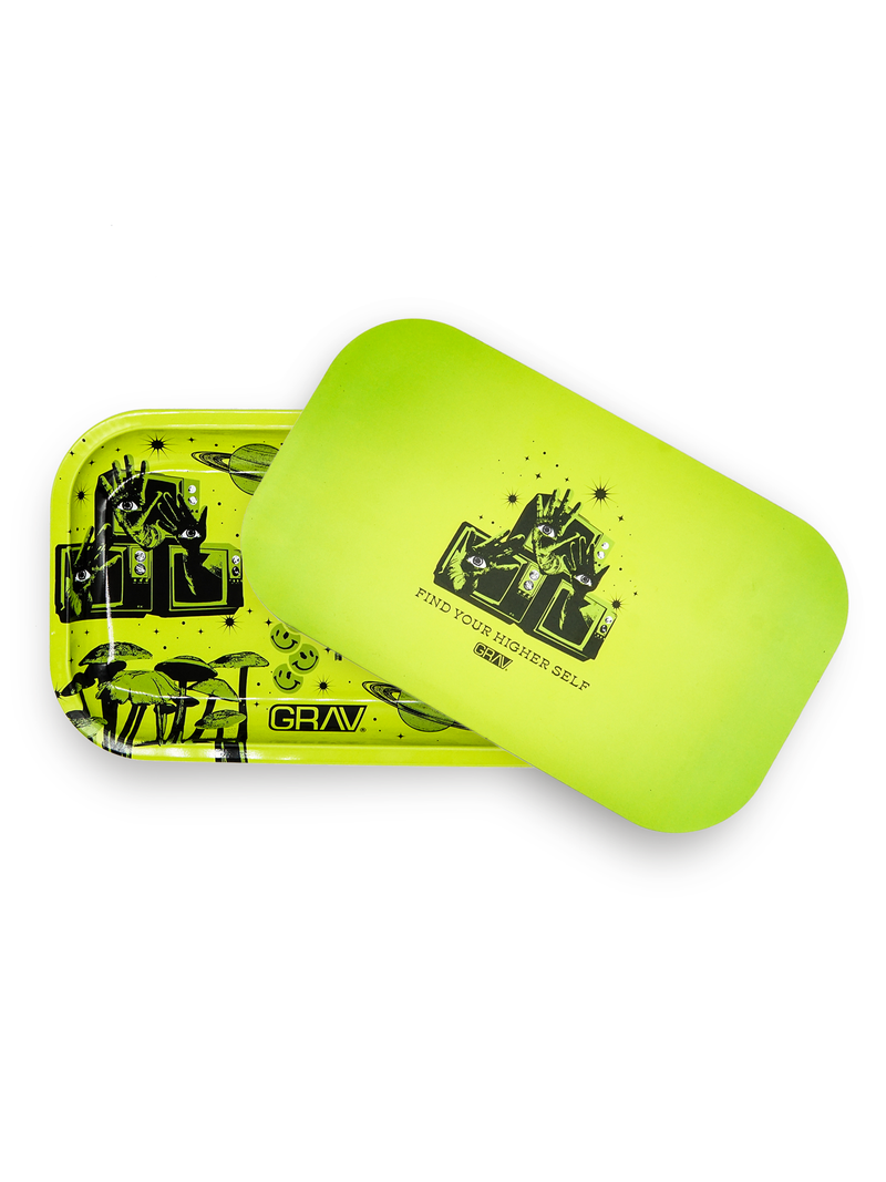 GRAV Metal Rolling Tray w/ Magnetic Lid - Default Title