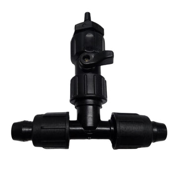 Blumat 1/2" Perma-Loc x 1/2" Perma-Loc x 8mm Tee w/ Valve