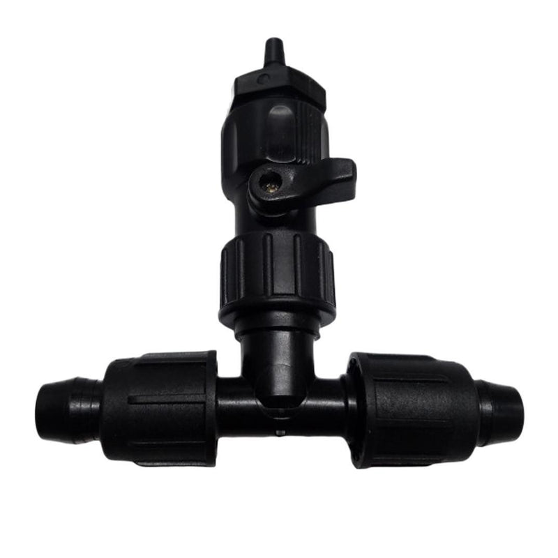 Blumat 1/2" Perma-Loc x 1/2" Perma-Loc x 8mm Tee w/ Valve - Default Title