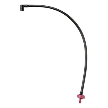 Netafim Dripper Assembly w/ Black Tubing & Black/Plum Dripper 3.2GPH 36in