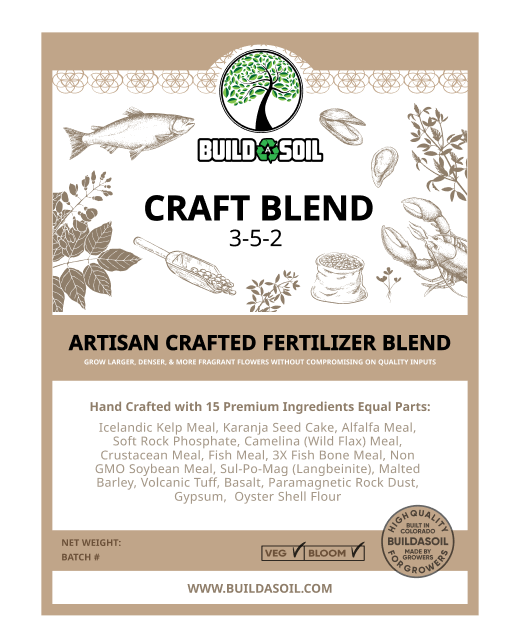 BuildASoil Craft Blend - Nutrient Pack - 1 Pound