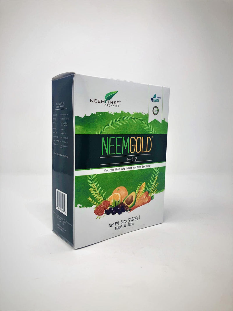 Neem Gold Neem Meal Cake 4-1-2 - 5 lb