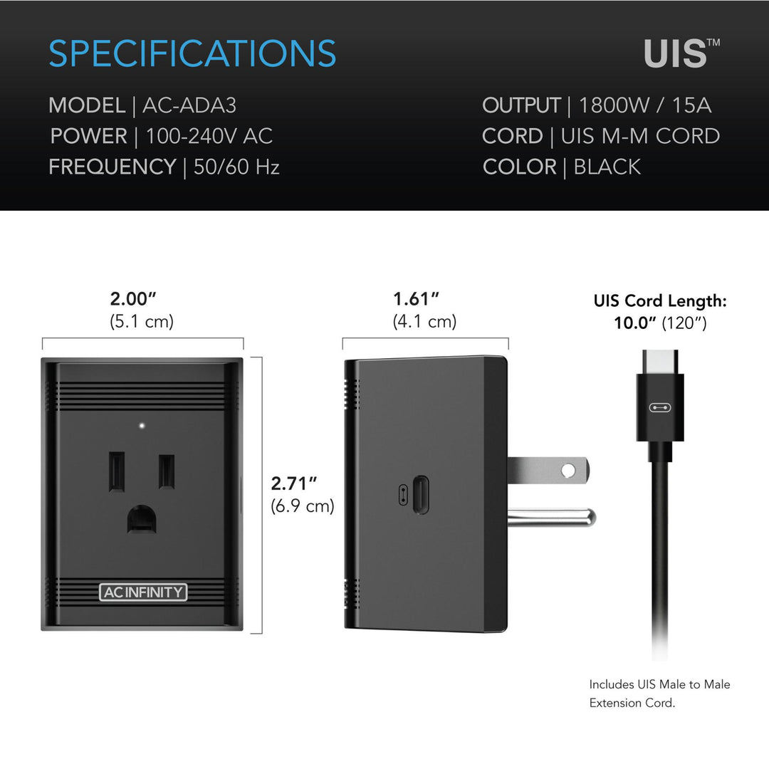 AC Infinity Control Plug