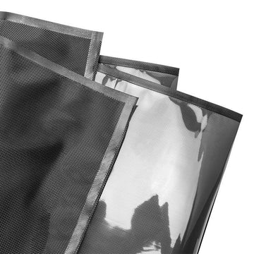 ArmorVac 11”x24” 5mil Precut Vacuum Seal Bags Black & Clear (50 Pack)