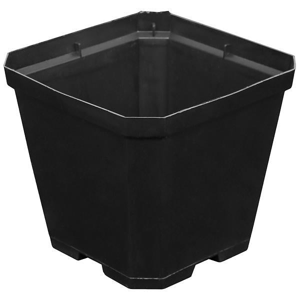 Gro Pro Black Plastic Pots - 3.5 in x 3.5 in x 3 in