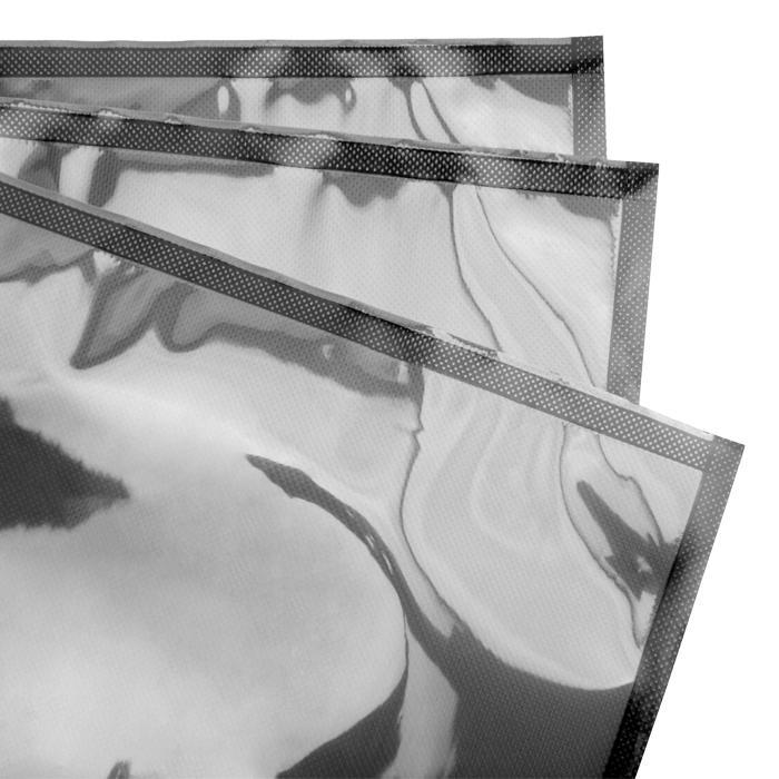 ArmorVac 11”x24” 5mil Precut Vacuum Seal Bags Black & Clear (50 Pack)