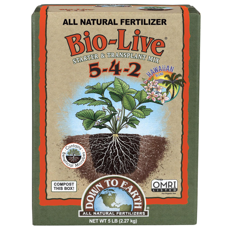 Down to Earth Bio-Live Starter & Transplant Mix - 5 lb