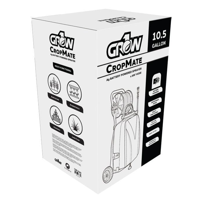 GROW1 CropMate 10.5 Gallon Battery Powered Sprayer w/ Wheels - Default Title