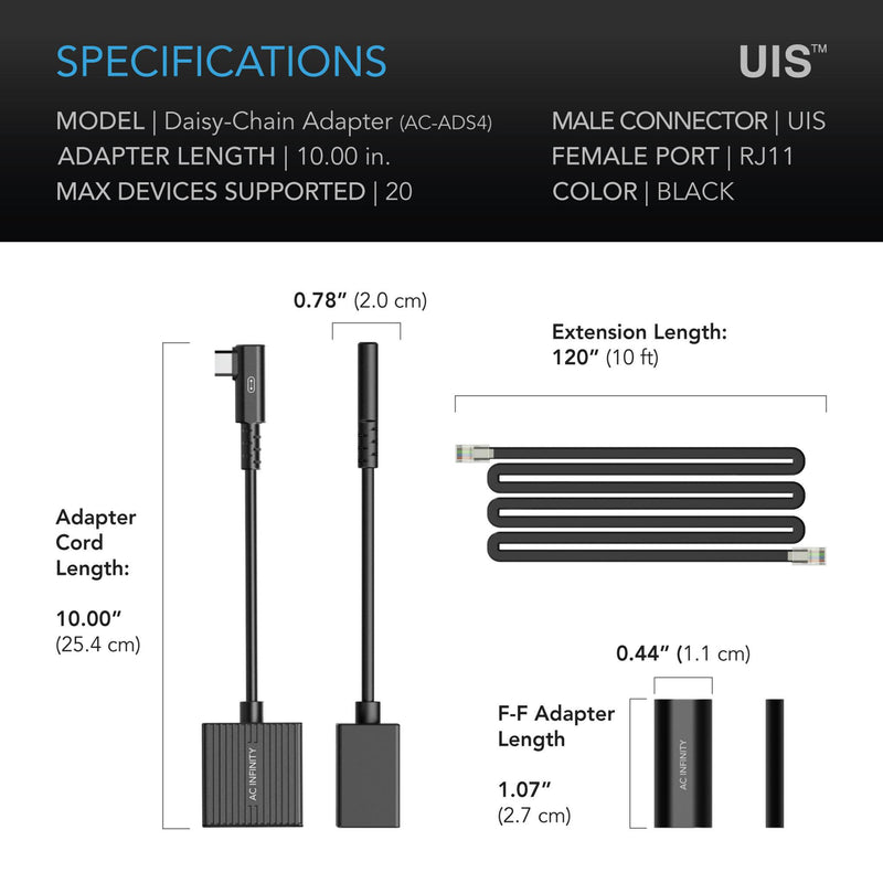 AC Infinity Lighting Daisy-Chain Adapter - Default Title