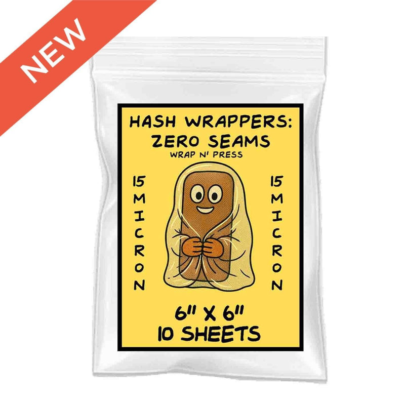 HASH WRAPPERS - 25 Micron - 8" X 8" - 10 Pack