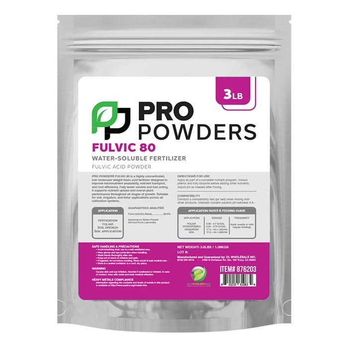 Pro Powders Fulvic 80 (Fulvic Acid Powder)