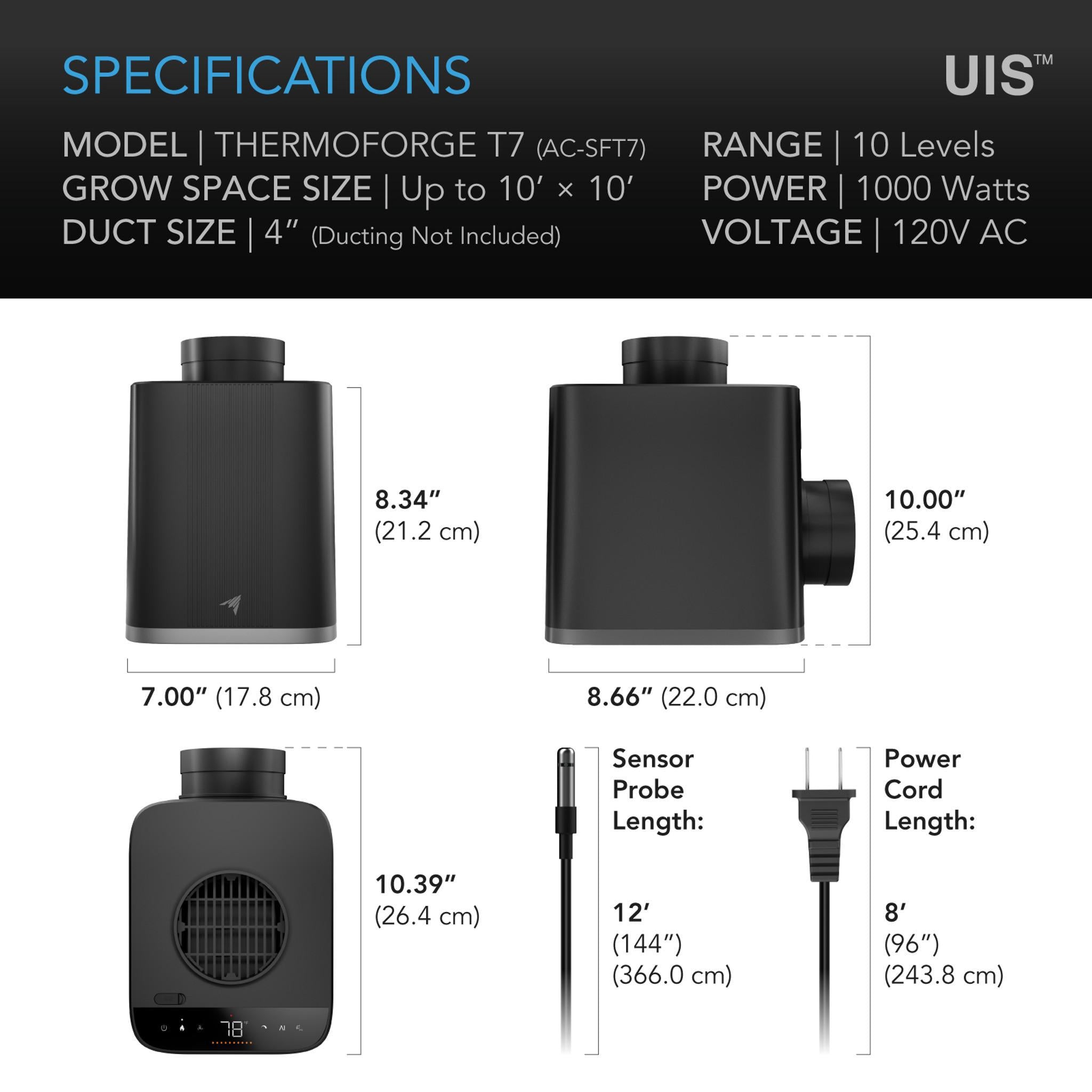 AC Infinity THERMOFORGE - Heater – Greener Gardens