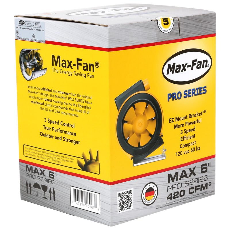 Can-Fan Max-Fan Pro Series - 6 in - 420 CFM