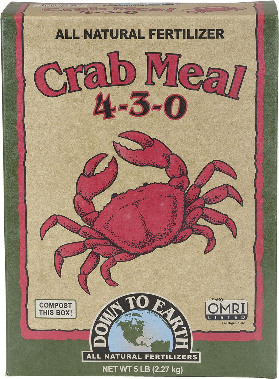 Down to Earth Crab Meal