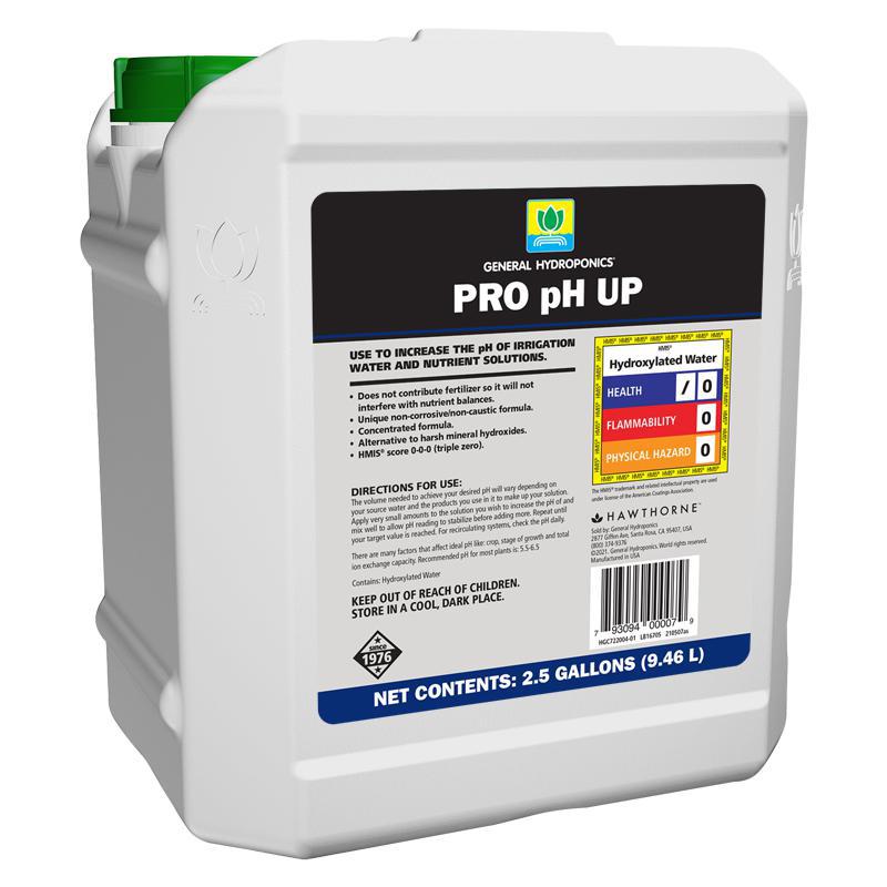 General Hydroponics PRO pH - PRO pH Up 2.5 gal