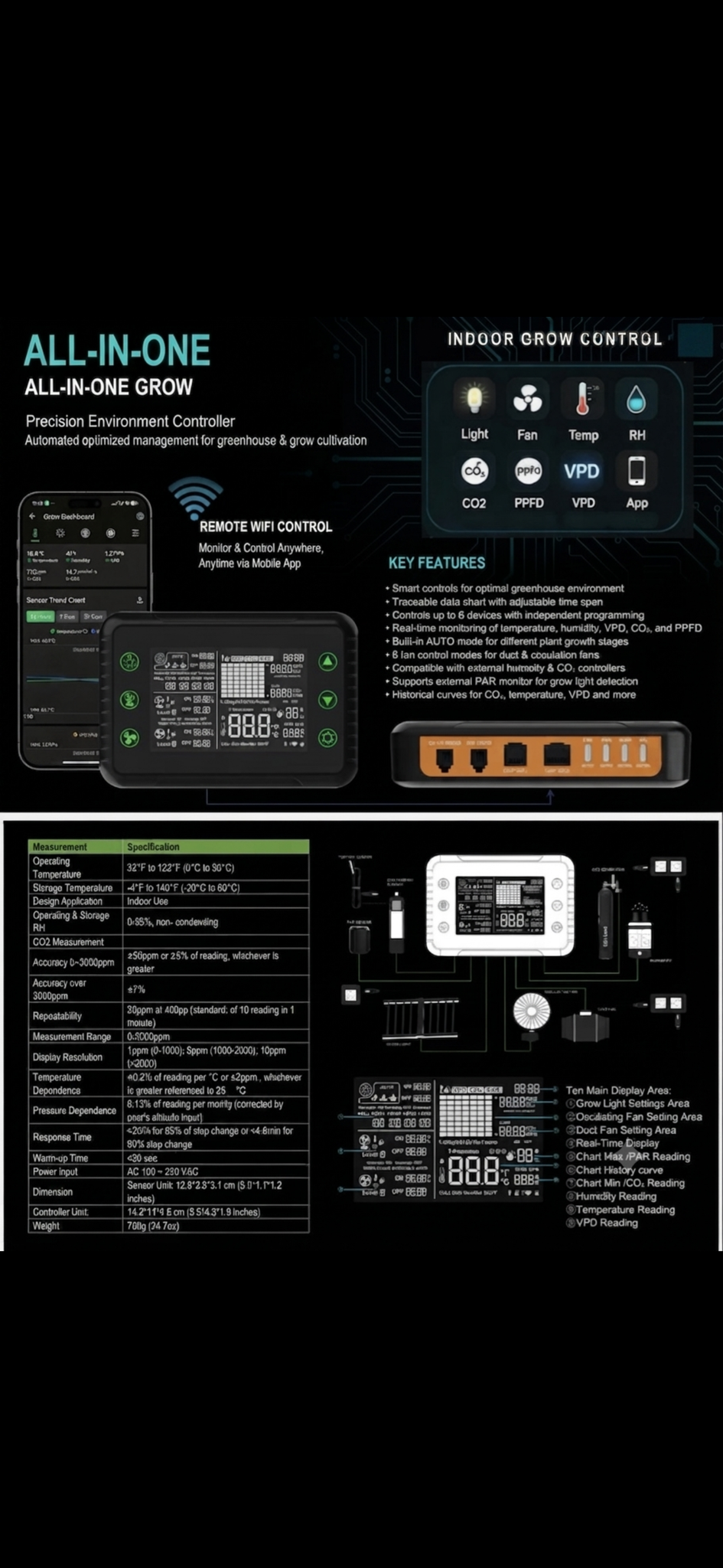 Mammoth Lighting - NEW (Green) Bluetooth LED Controller