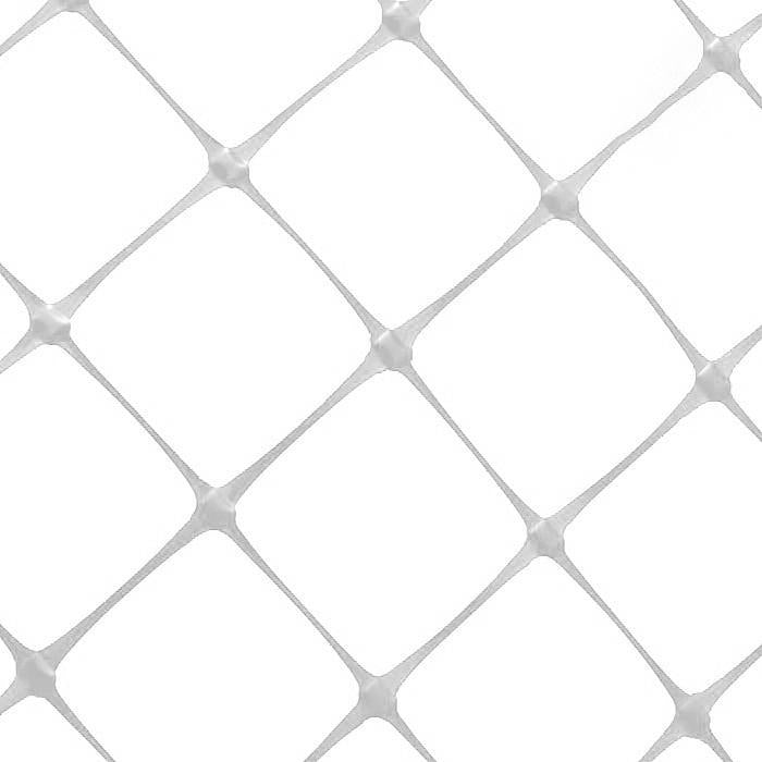 VineLine Durable Plastic Trellis Netting White Roll - 6in Squares - 4ft x 100ft