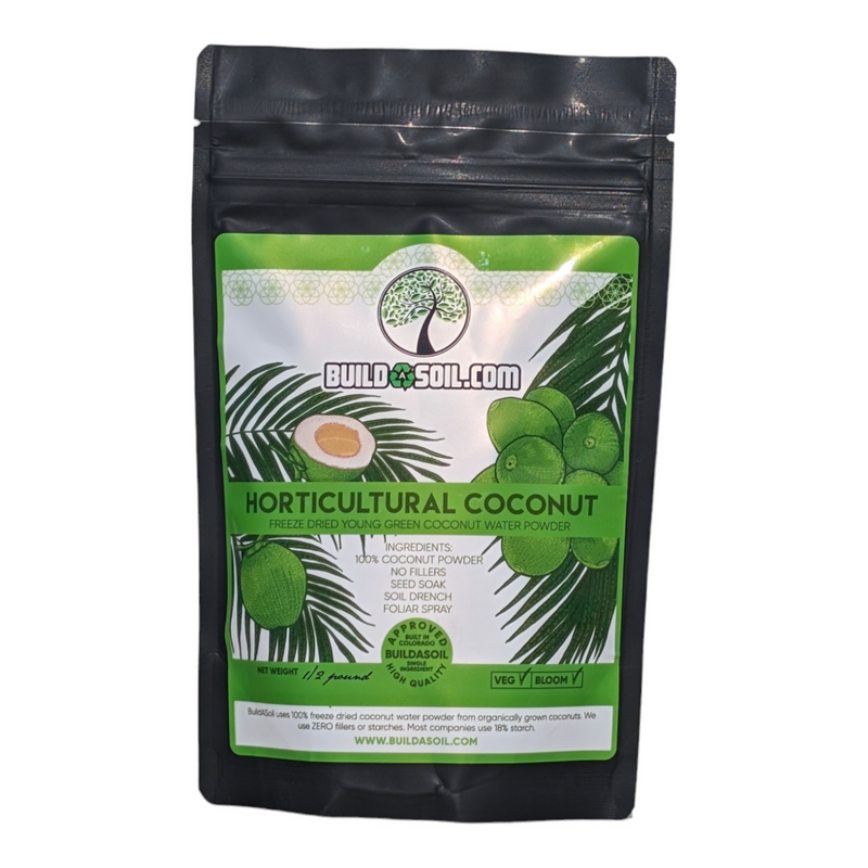 BuildASoil Horticultural Coconut - 1/2 lb