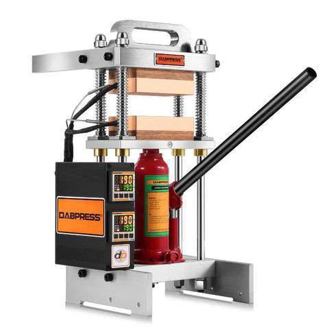 DABPRESS 4 TON STARTER ROSIN PRESS FOR HOME USE - 3X5 HEATED PLATES WITH DUAL DETECTION OF HEATING