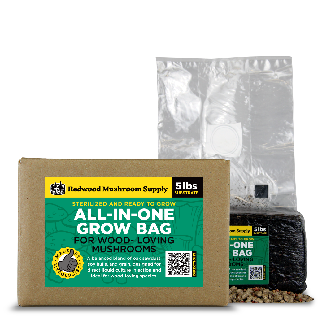 Redwood Mushroom Supply - Wood Lover All-in-One