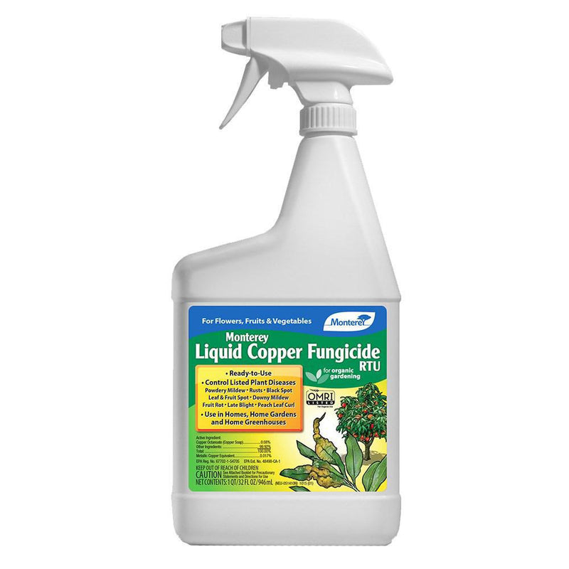 Monterey Liquid Copper Fungicide - 32oz - Ready-to-Use - Default Title