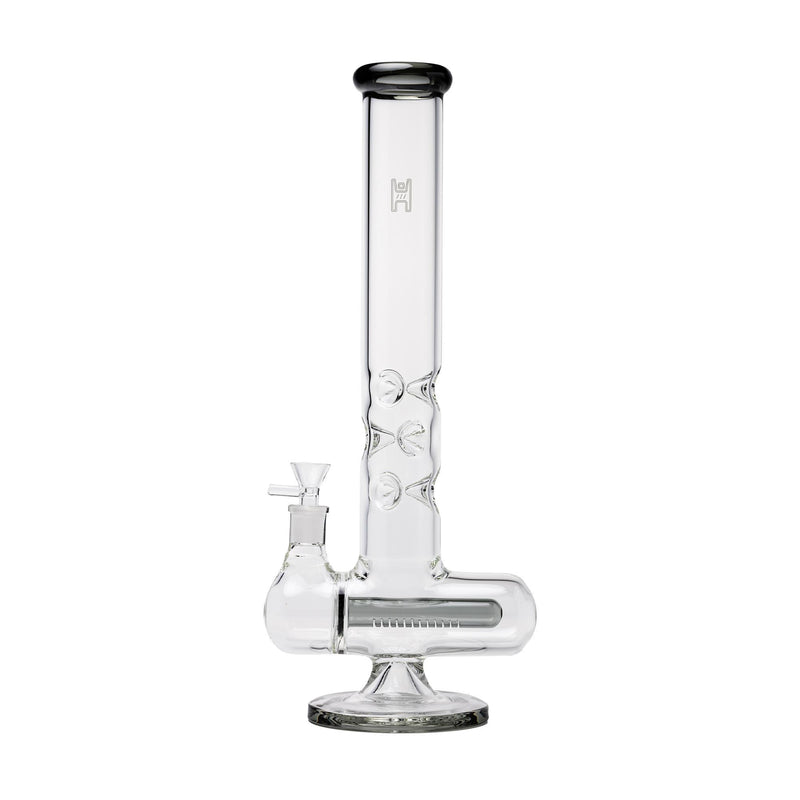 Inline Tube Triple Ice Catch - Smoke