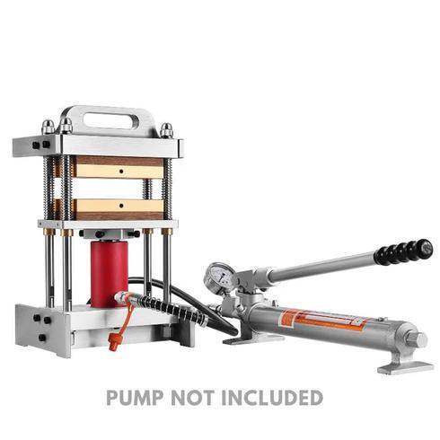 DABPRESS COMMERCIAL ROSIN PRESS 12 TON - 4X7" ANODIZED HEATED PLATENS - 1,200 WATTS, 4PC HEATERS