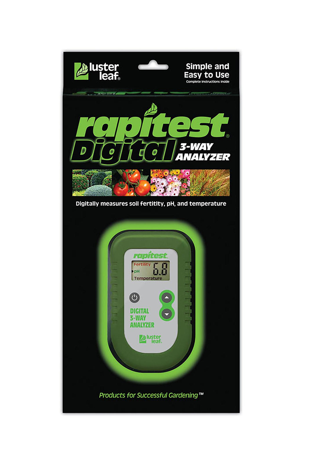 Luster Leaf Rapitest Digital 3-Way Analyzer