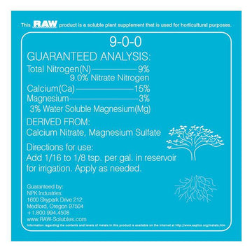 NPK RAW Calcium/Mag