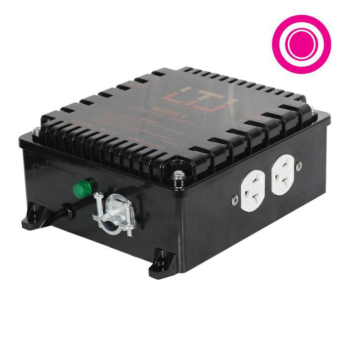 LTL Controls MASTER Lighting Relay Controllers w/o Timer (120V & 240V Universal Plug) - 4 Light