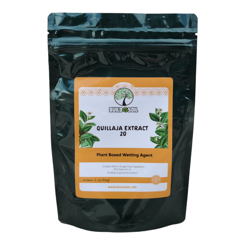 BuildASoil Quillaja Saponaria Extract Powder 20% - 2 oz