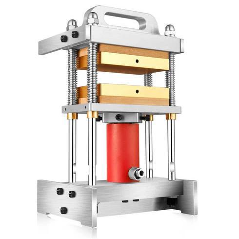 DABPRESS COMMERCIAL ROSIN PRESS 12 TON - 4X7" ANODIZED HEATED PLATENS - 1,200 WATTS, 4PC HEATERS