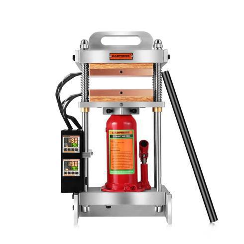 DABPRESS 12 TON BOTTLE JACK COMPLETE ROSIN PRESS WITH DUAL 4X7 HEATING PLATES - NO PUMP REQUIRED