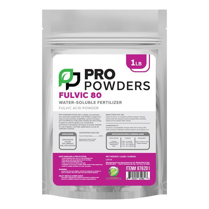 Pro Powders Fulvic 80 (Fulvic Acid Powder) - 1 lb