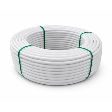 GROW1 UV Bright White Polyethylene Tubing 17mm OD (1.2mm Thick) 500' Roll