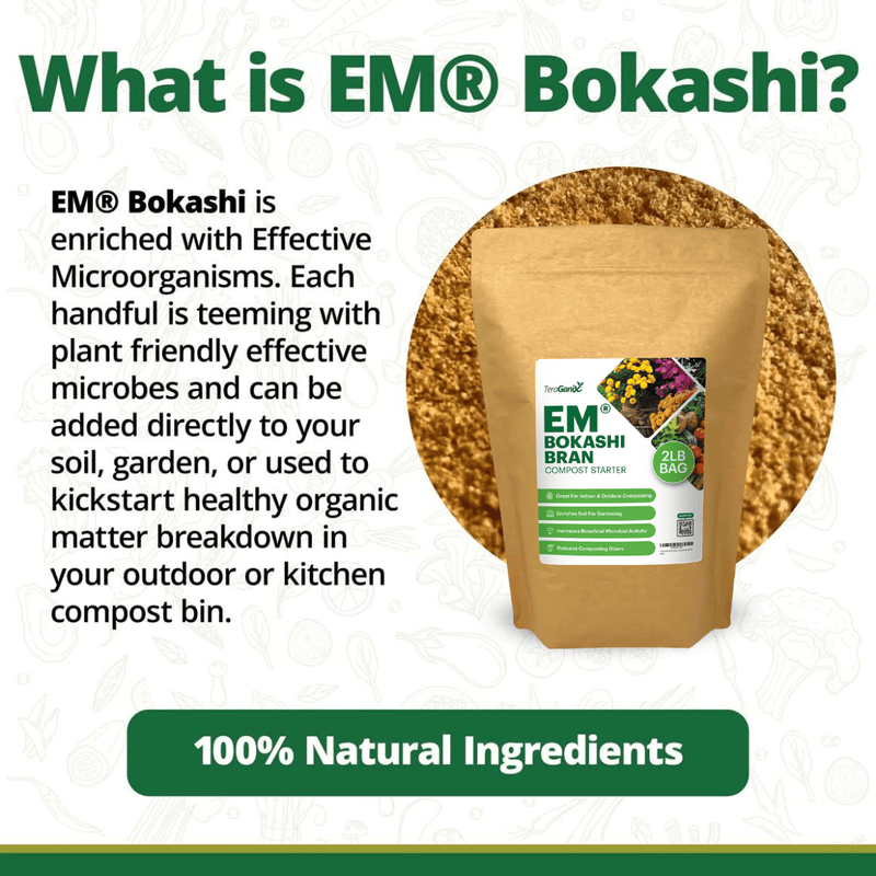 EM Premium Bokashi Compost Starter - 2 lb
