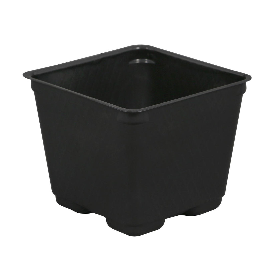 Gro Pro Black Square Pots BLOW MOLDED