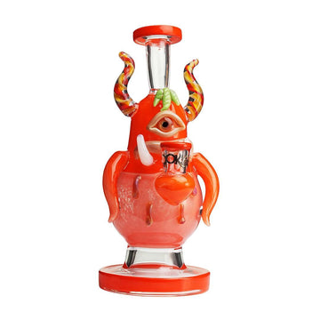 8" Mini One-Eyed Big-Bellied Monster - Orange